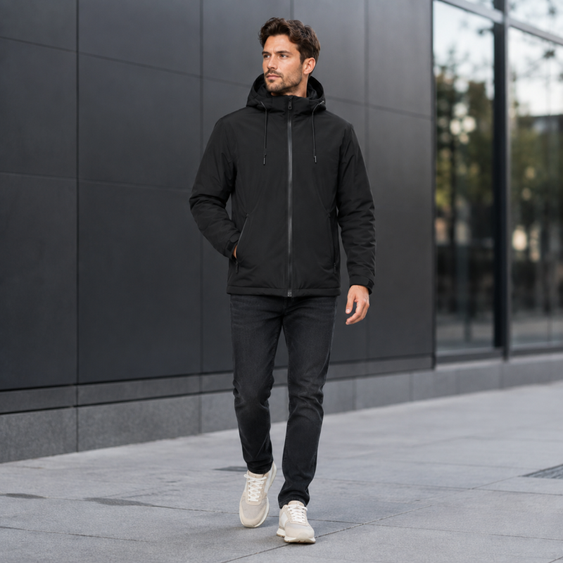 Куртка демисезонная M.a.d.i.s.s. мужская M-4XL,Черный, M