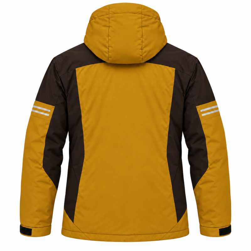 Куртка термо зимняя Audsa мужская M-3XL лыжная,Горчичный,L