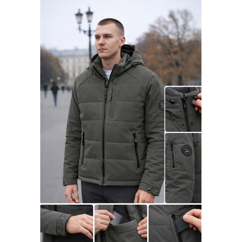 Куртка чоловіча Myst демісезон S-3XL арт.2621, Графіт, M