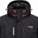 Термокуртка Snow мужская XXL-6XL зимняя мембранная Omni-Heat,XXL, Черный