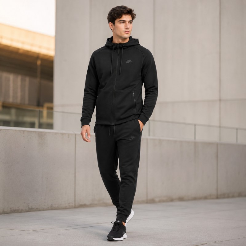 Костюм спортивный NK мужской Dry-fit softshell ,XXL, Черный