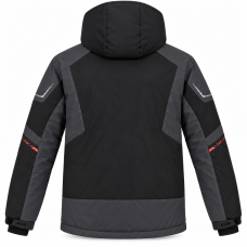 Термокуртка зимняя Snow мужская M-3XL мембранная Omni-Heat,XXXL, Черный