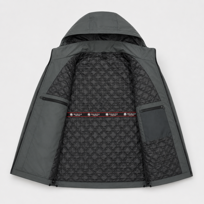 Куртка демисезонная M.a.d.i.s.s. мужская M-4XL,Графитово-оливковый., XXXL