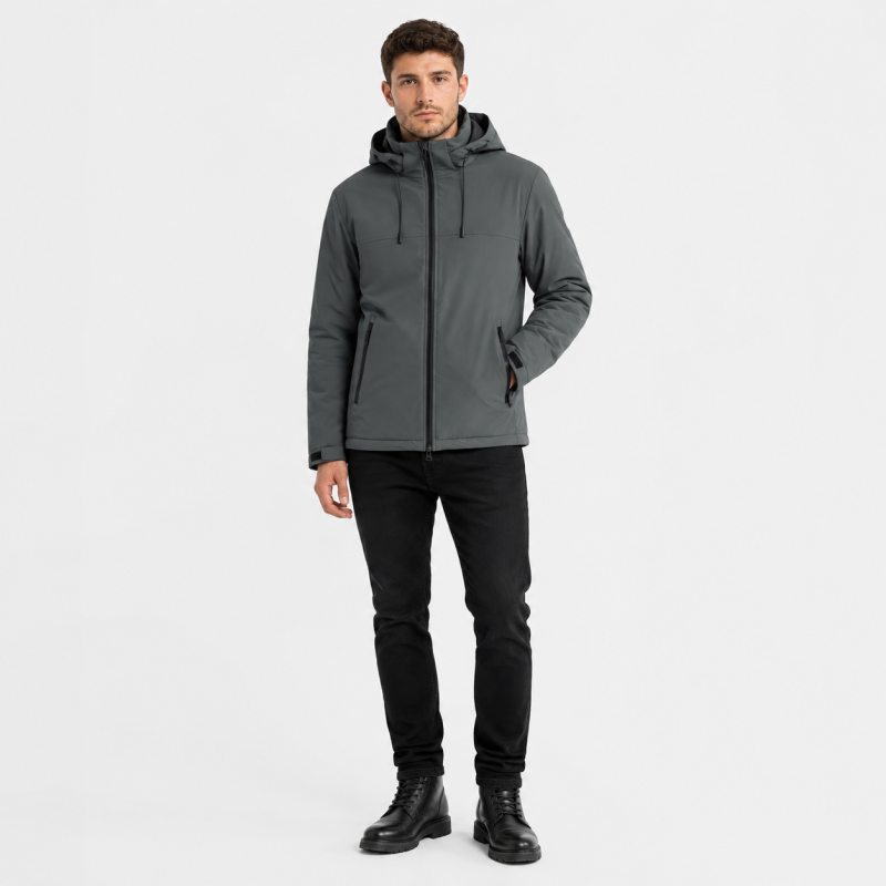 Куртка демисезонная M.a.d.i.s.s. мужская M-4XL,Графитово-оливковый., XXL