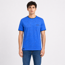 Футболка чоловіча Gaballi бавовна 95% еластан 5% - повномірна модель Туреччина,XL,Індиго