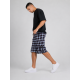 Мужские бриджи Sport в клетку XL-5XL — легкие шорты с карго карманом,Белый с коричневым, 5XL