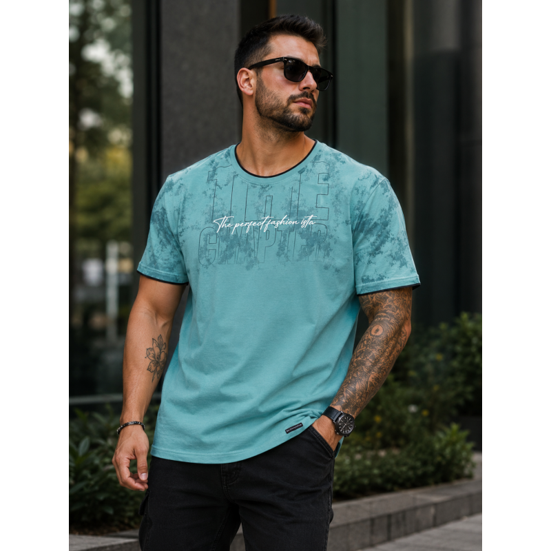 Футболка Red Down чоловіча 6XL-9XL бавовняна великого розміру, 9XL, Зелений