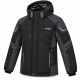 Термокуртка зимняя Snow мужская M-3XL мембранная Omni-Heat,M, Черный