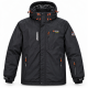 Термокуртка Snow мужская XXL-6XL зимняя мембранная Omni-Heat,5XL, Черный