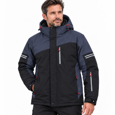 Куртка термо зимняя Audsa мужская M-3XL лыжная,Черный,XXXL