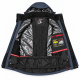 Куртка термо зимняя Audsa мужская M-3XL лыжная,Черный,XXXL