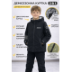 Куртка двостороння дитяча Happy House для хлопчика 5-14 років демісезонна легка водовідштовхувальна,Чорний, 134-140