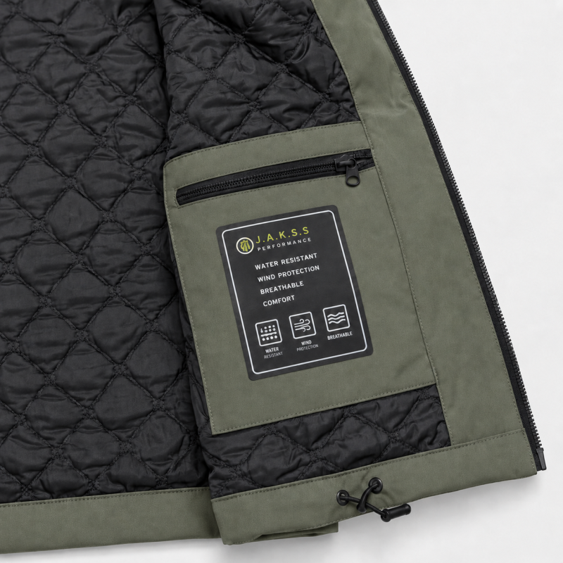 Куртка демисезонная M.a.d.i.s.s. мужская M-4XL,Серый хаки, M