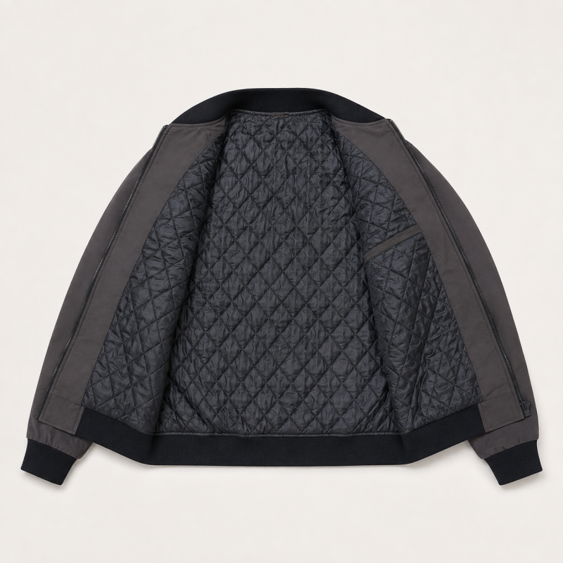 Куртка бомбер демисезонная M.a.d.i.s.s. мужская M-4XL,Черный, XL