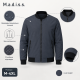Куртка бомбер демисезонная M.a.d.i.s.s. мужская M-4XL,Синий графит, 4XL