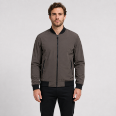 Куртка бомбер демісезонна M.a.d.i.s.s. чоловіча M-4XL, Темний шоколад, 4XL