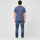 Футболка чоловіча Red-Down 2XL-5XL - великі розміри, 95% бавовна 5% еластан, 5XL, Синій