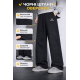 Штани для хлопчика baggy широкі підліткові спортивні оверсайз трикотажні SY, Чорний, 146