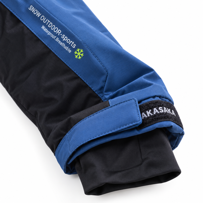 Термокуртка зимняя Snow мужская M-3XL мембранная Omni-Heat,L, Синий