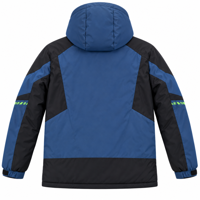 Термокуртка зимняя Snow мужская M-3XL мембранная Omni-Heat,XL, Синий