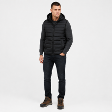 Жилет чоловічий Bihor утеплений, 4XL, Чорний