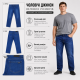 Чоловічі кваква BaSanJiu великих розмірів 38-48 - прямий класичний крій,46 Темно-синій