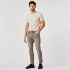 Чоловічі джинси CDEVOIR slim fit звужені, 38, Мокко