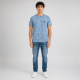 Футболка чоловіча Red-Down 2XL-5XL - великі розміри, 95% бавовна 5% еластан,4XL,Пильно-блакитний