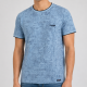 Футболка чоловіча Red-Down 2XL-5XL - великі розміри, 95% бавовна 5% еластан,4XL,Пильно-блакитний