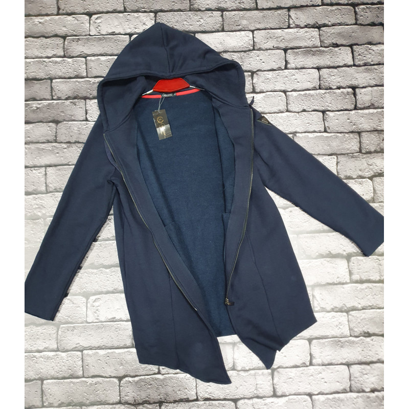 Кардиган мужской на молнии флис, XXL, Серый