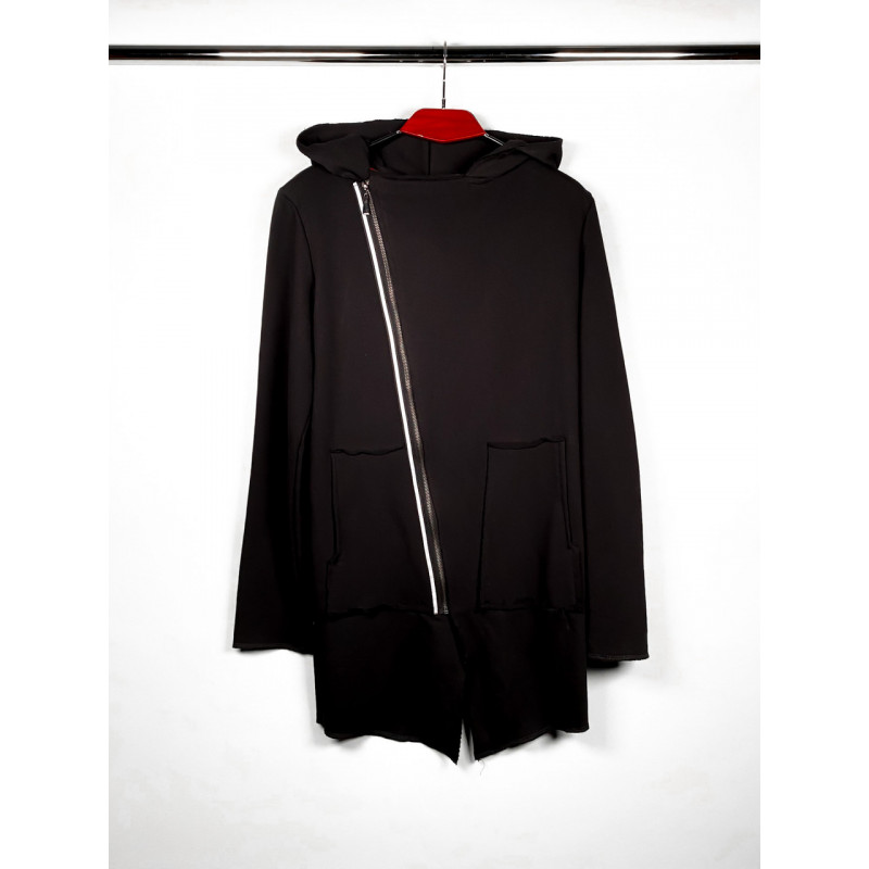 Кардиган мужской на молнии, XL, Черный