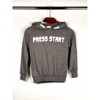 Худи Майнкрафт для мальчика 5-10 лет, 116, Серый