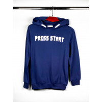 Худи Майнкрафт для мальчика 5-10 лет, 140-146, Синий