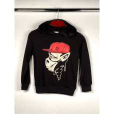 Худи Musti с принтом для мальчика 5-11 лет, 116, Черный