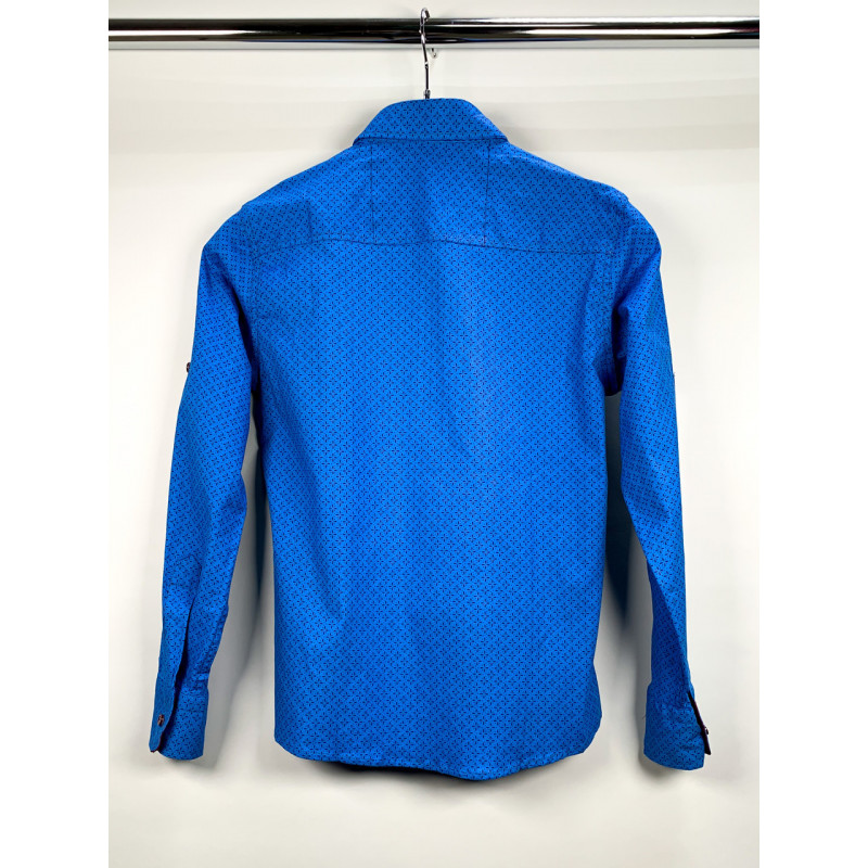 Рубашка BOLD с длинным рукавом ЭЛЕКТРИК арт.097, Электрик, 140