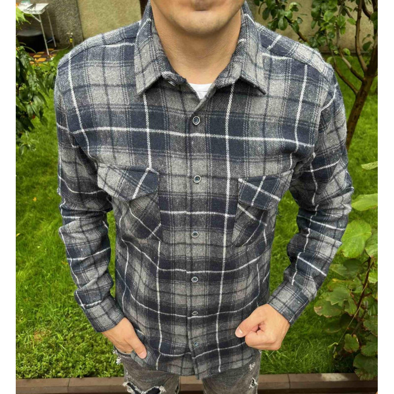 Рубашка теплая мужская VARETTI , XXXL, Красный