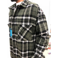 Рубашка теплая мужская VARETTI Оверсайз , XL, Хаки