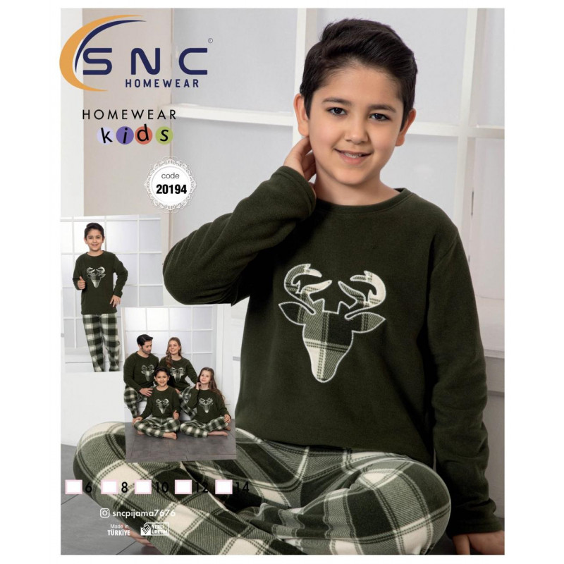 Пижама теплая SNC для мальчика 4-12 лет флис арт.1023, Цвет Черный, Размер  одежды подросток (по росту) 116