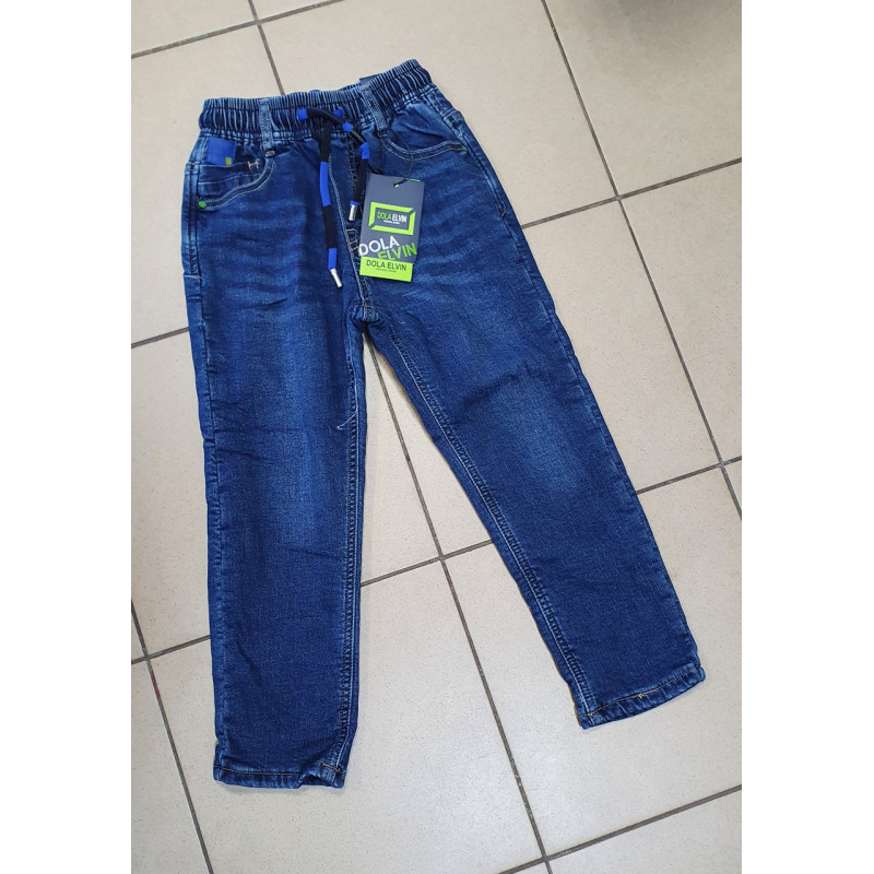 Джинсы теплые DOLA ELVIN для мальчика 4-12 лет арт.1070, Размер детской одежды (по росту) 104, Цвет Графит