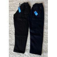 Брюки спортивные теплые CRAMP прямые мужские большого размера   3XL-5XL арт. 1135, Черный, 5XL