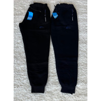 Брюки спортивные теплые CRAMP с манжетом мужские большого размера   3XL-5XL арт. 1135, Черный, 3XL