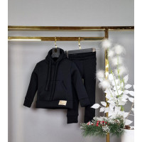 Костюм детский теплый Delfin Ka для мальчика 2-6 лет, 116, Цвет Черный