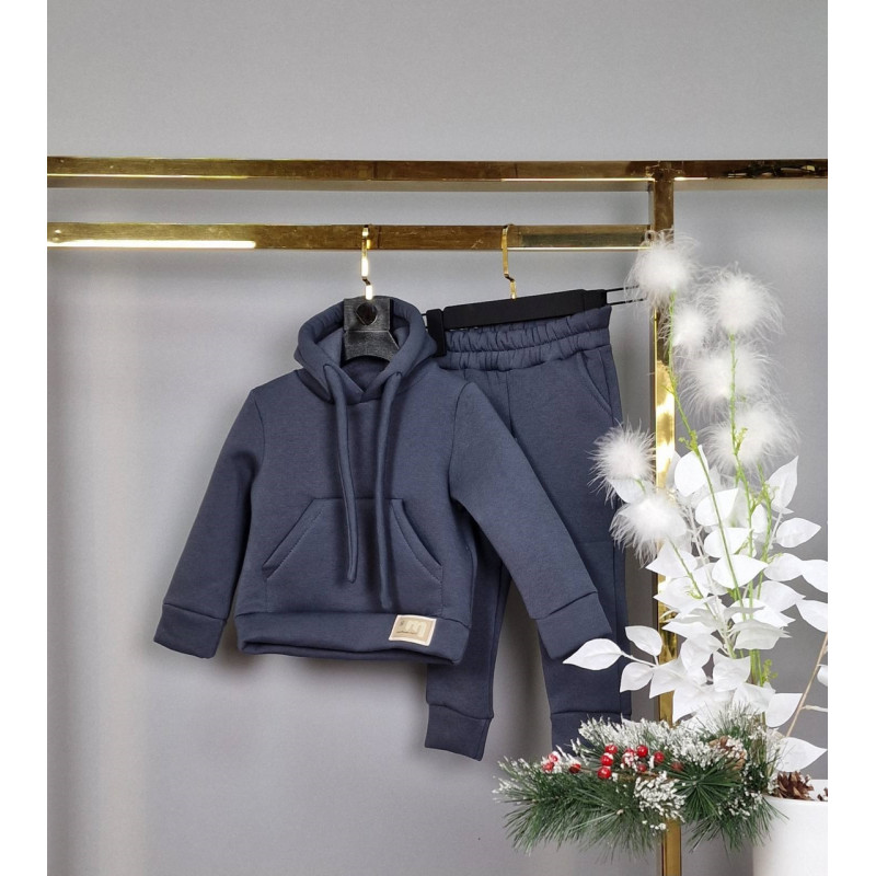 Костюм детский теплый Delfin Ka для мальчика 2-6 лет, 116, Цвет Морская волна