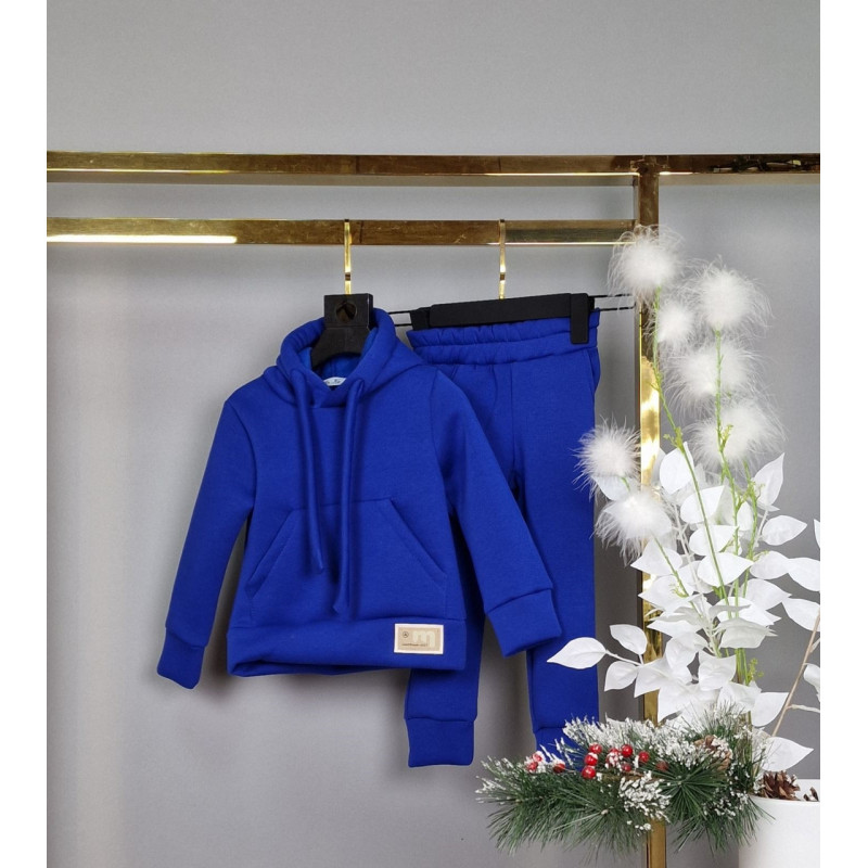 Костюм детский теплый Delfin Ka для мальчика 2-6 лет, 92, Цвет Мокко