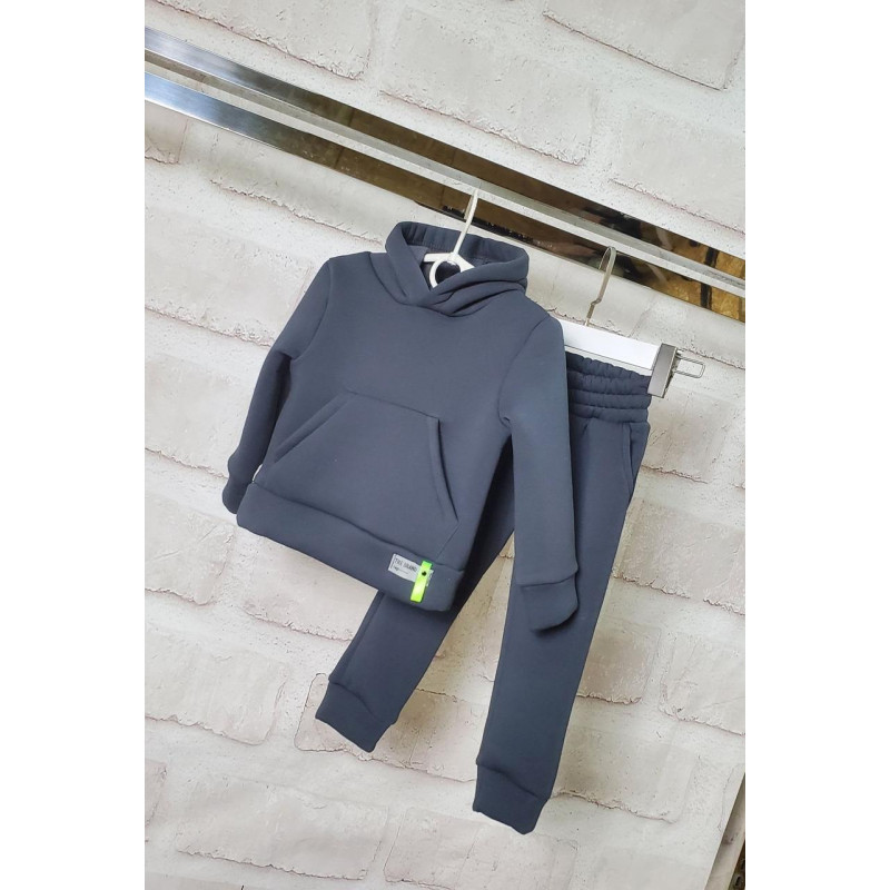 Костюм детский теплый DELFIN Ka  рост 92-116 арт.1153, Размер детской одежды (по росту) 92, Цвет Зеленый