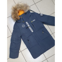 Куртка зимова для хлопчика 8-12 років WKAS арт.1160, Колір Графіт, Розмір одягу підліток (по зростанню) 140