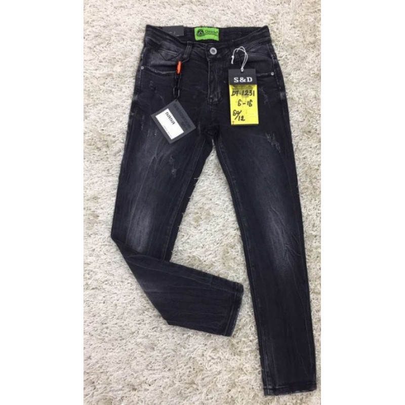 Джинсы для подростка S&D 6-16 лет арт.1189, Цвет Графит, Размер  одежды подросток (по росту) 170