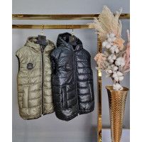 Жилет для мальчика 10-15 лет арт.1231, Цвет Черный, Размер  одежды подросток (по росту) 152