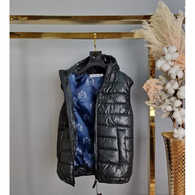 Жилет для мальчика 10-15 лет арт.1231, Цвет Черный, Размер  одежды подросток (по росту) 152