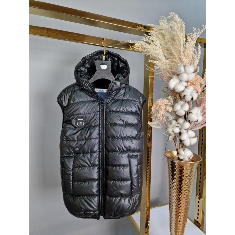 Жилет для мальчика 10-15 лет арт.1231, Цвет Черный, Размер  одежды подросток (по росту) 152